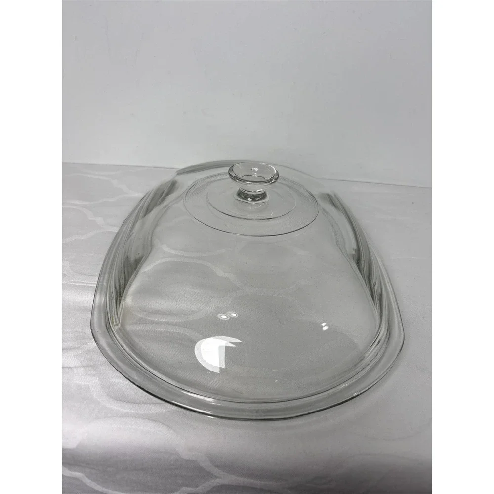 Original Rival Crock Pot Oval Glass Cover Lid Only  3860 3745 3755 3756 Chipped
